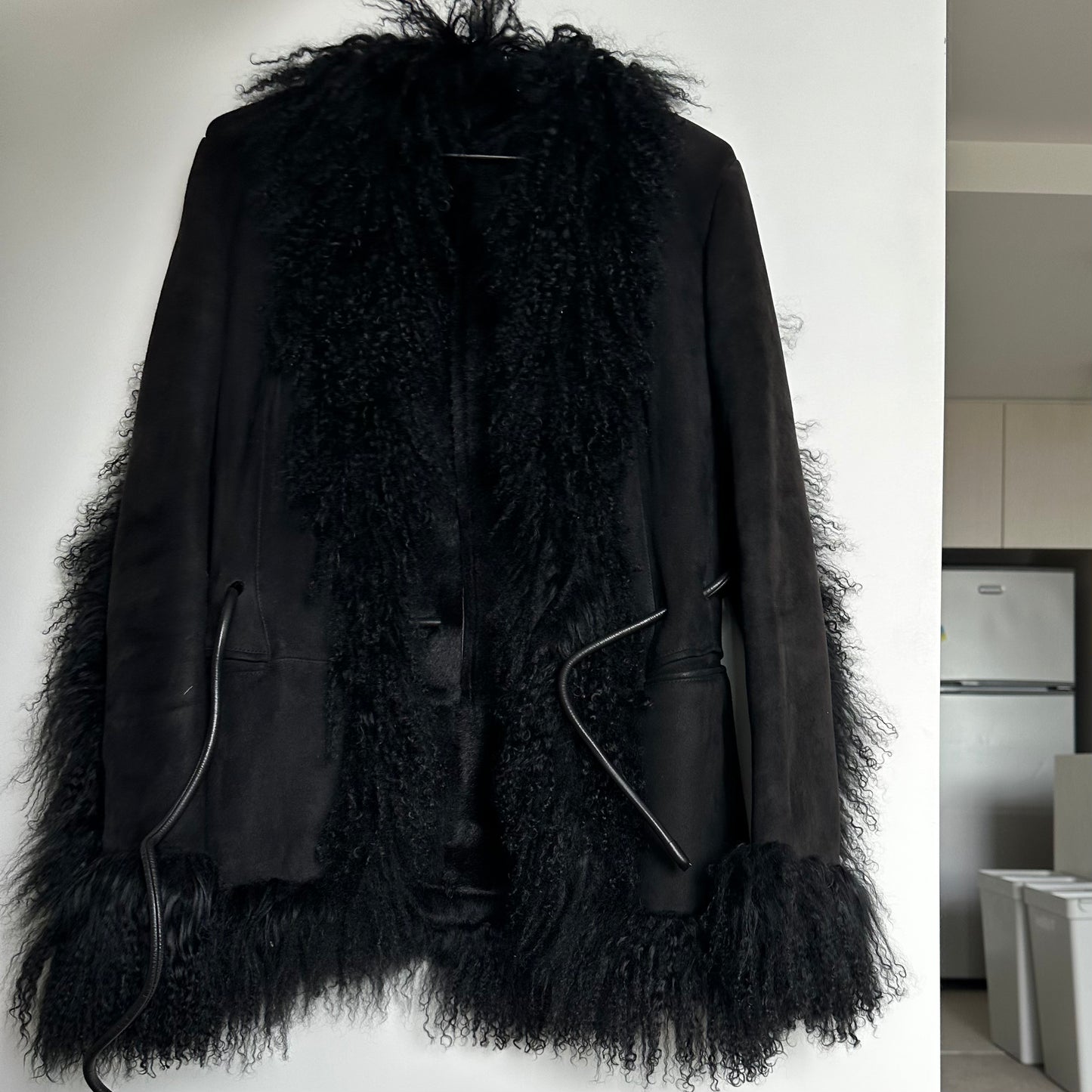 Gucci by Tom Ford FW1999 Mongolian Fur & Suede Jacket