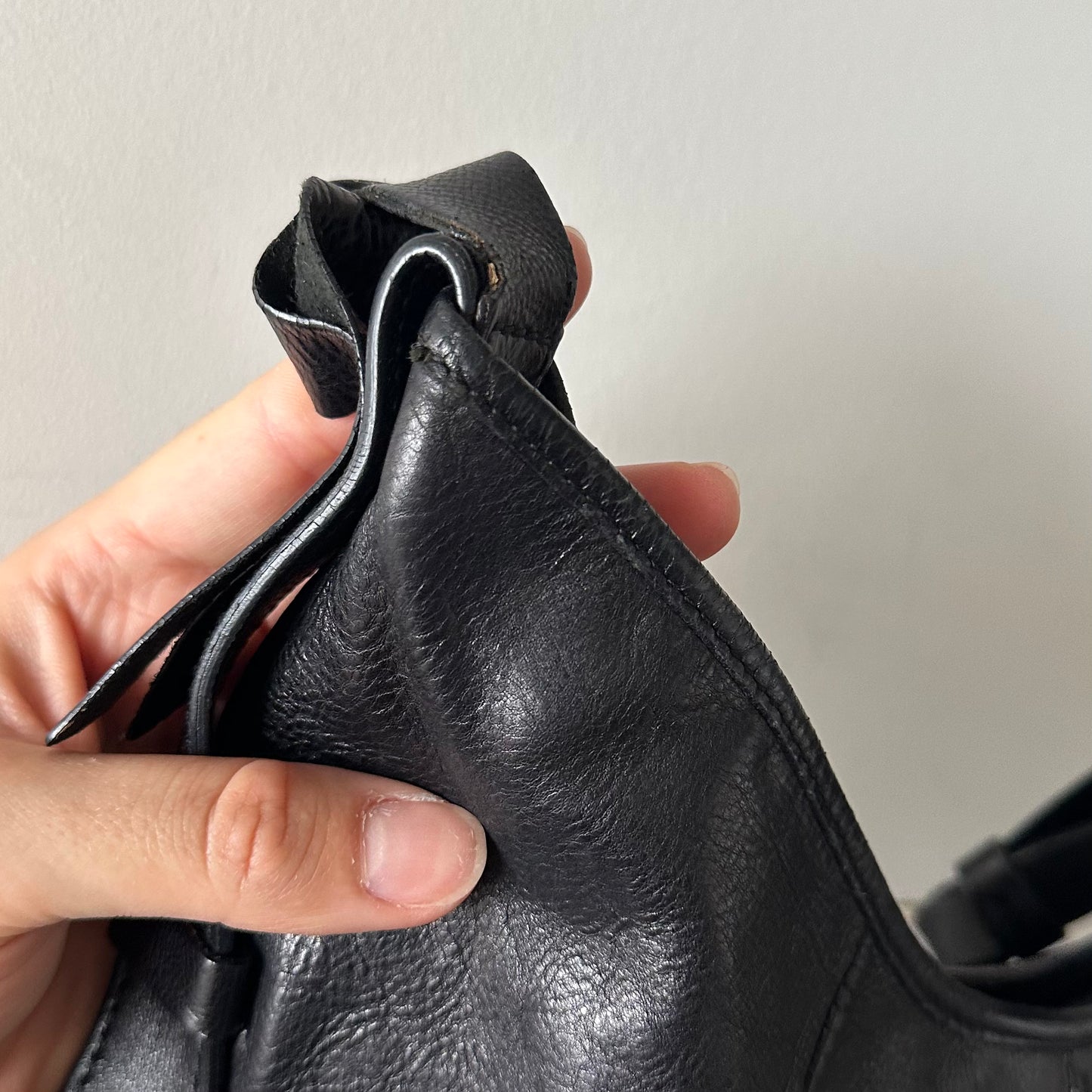 YSL Black Leather Mombasa