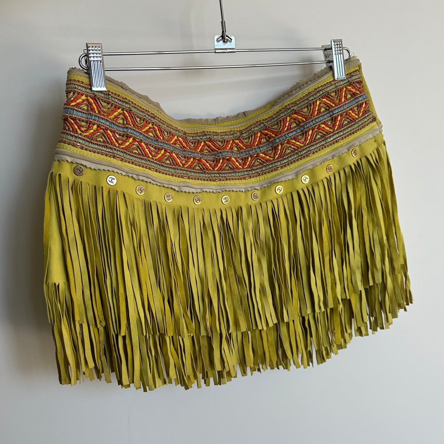 Just Cavalli Suede Mini Skirt