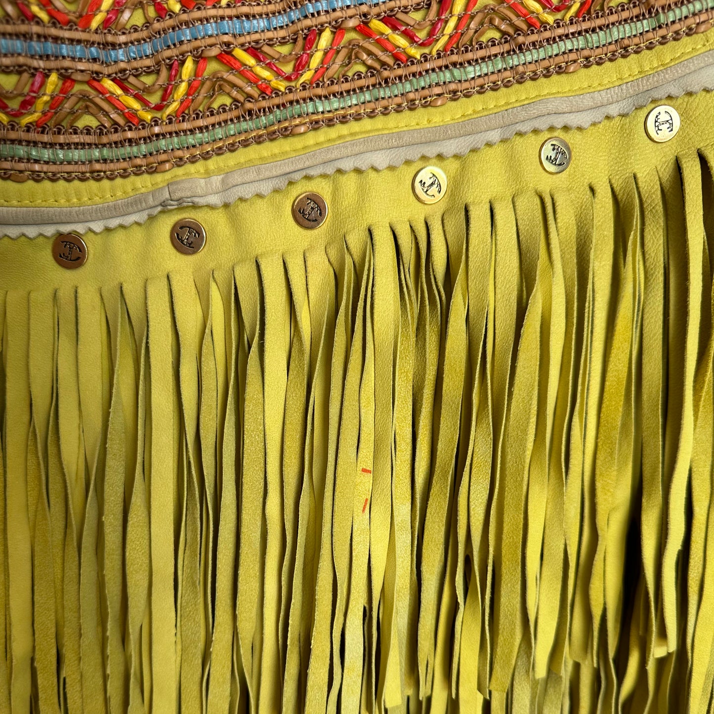 Just Cavalli Suede Mini Skirt