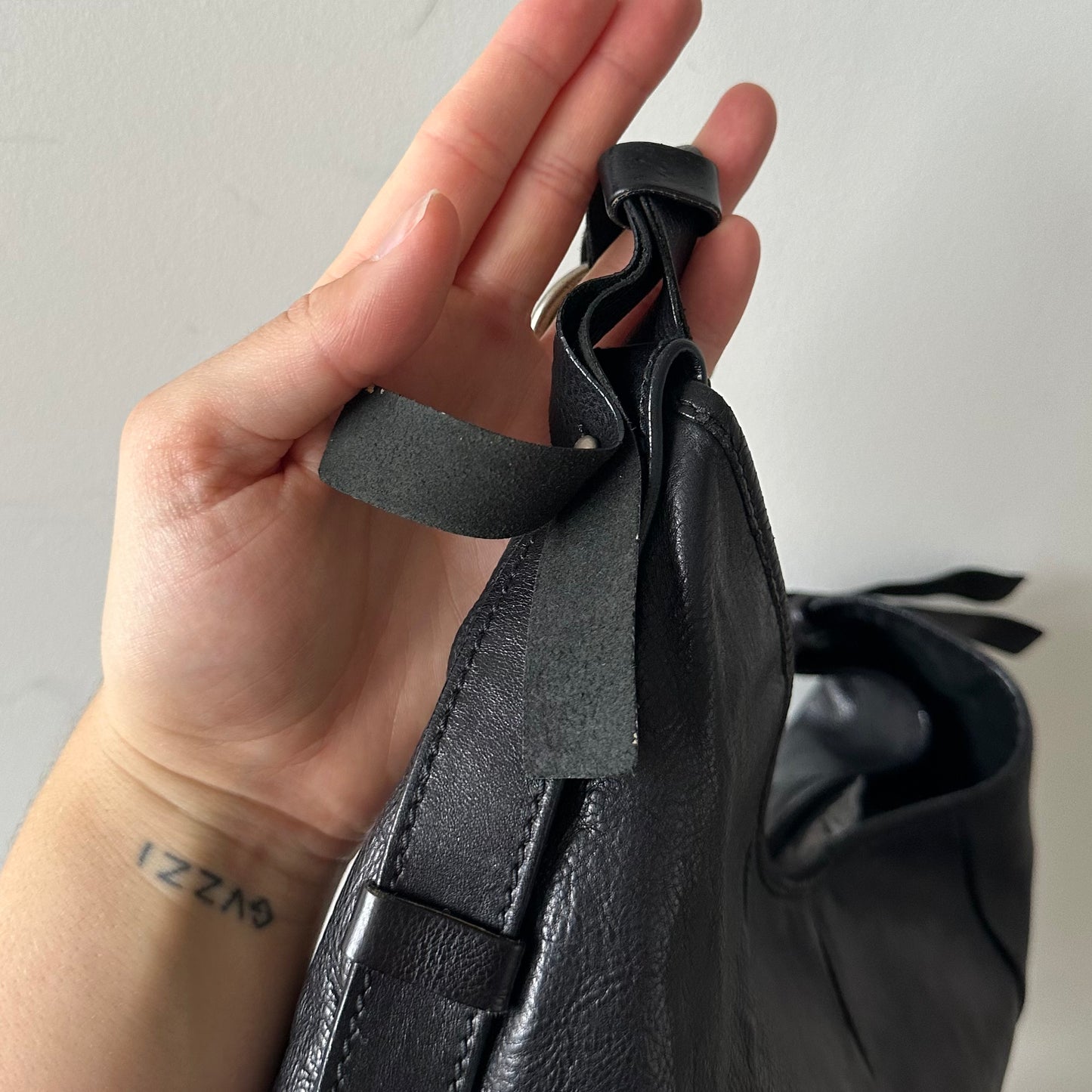 YSL Black Leather Mombasa