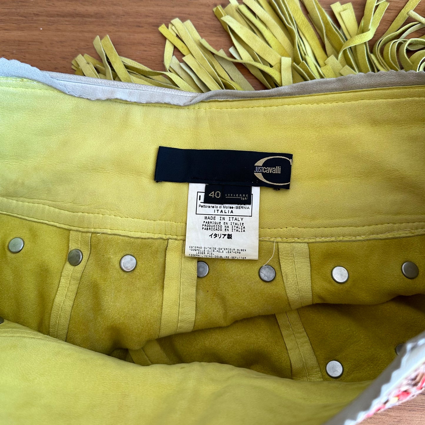 Just Cavalli Suede Mini Skirt