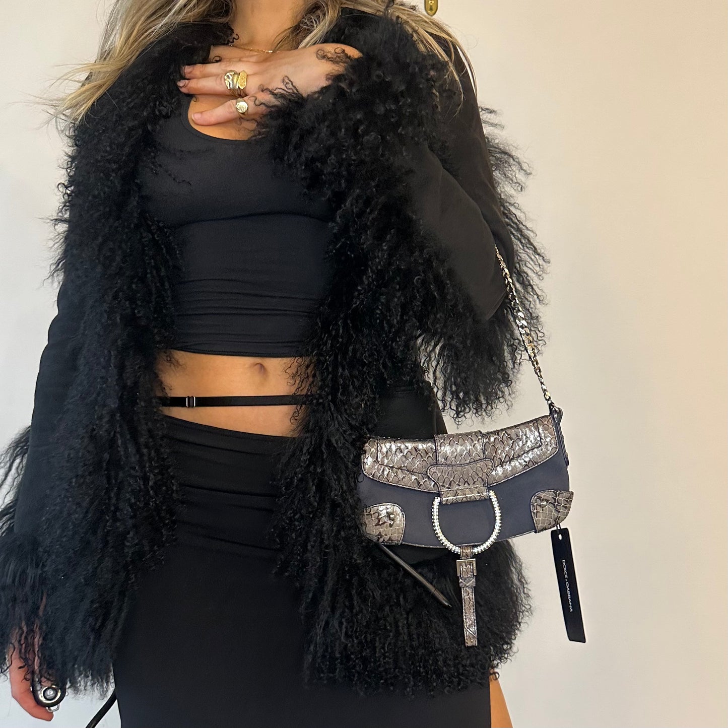 Gucci by Tom Ford FW1999 Mongolian Fur & Suede Jacket