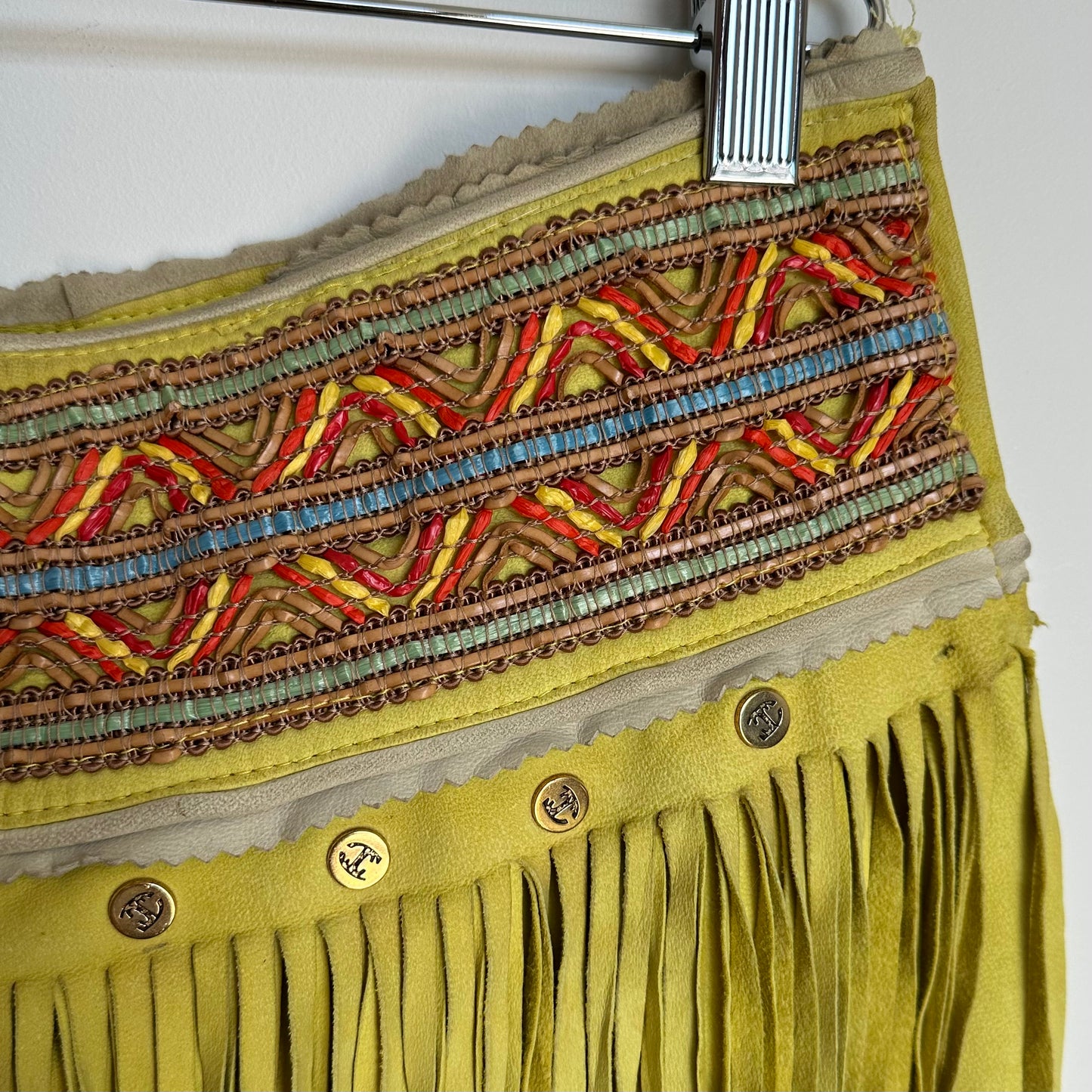 Just Cavalli Suede Mini Skirt