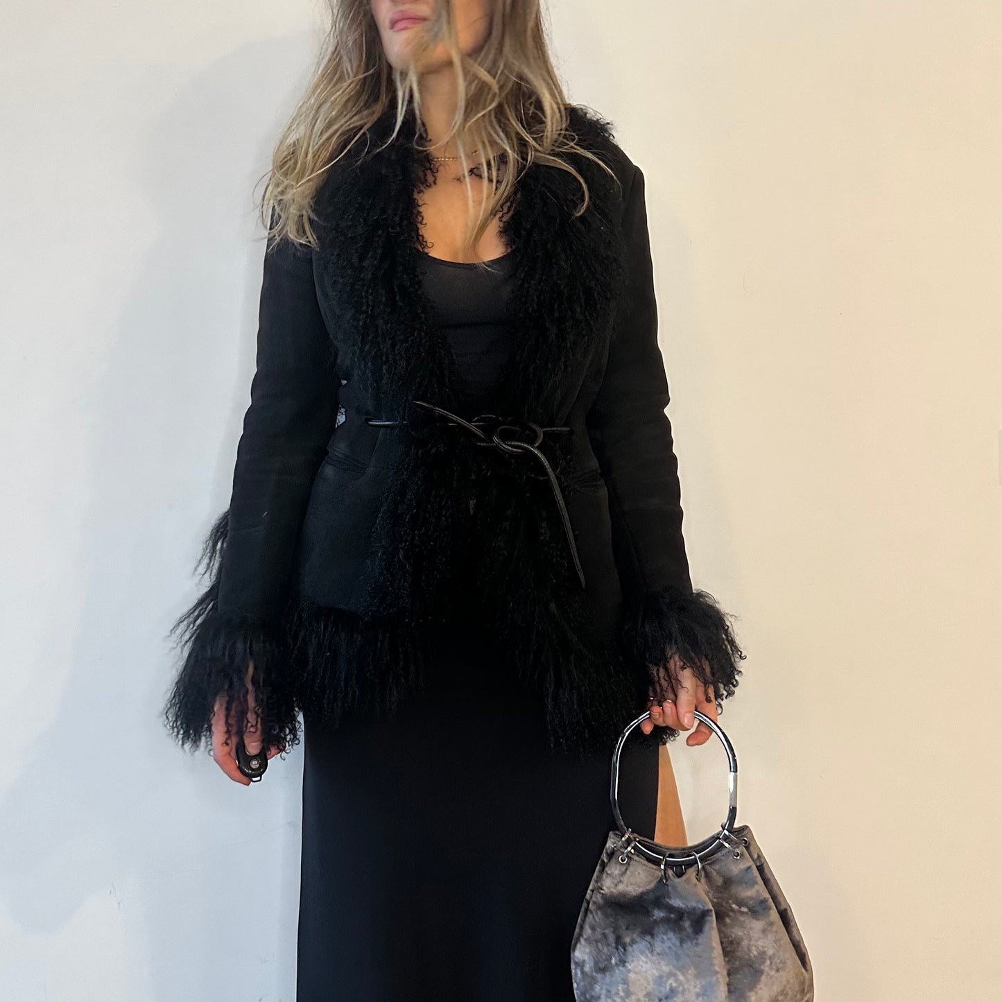 Gucci by Tom Ford FW1999 Mongolian Fur & Suede Jacket