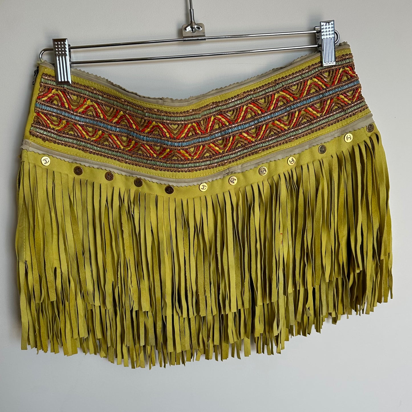 Just Cavalli Suede Mini Skirt