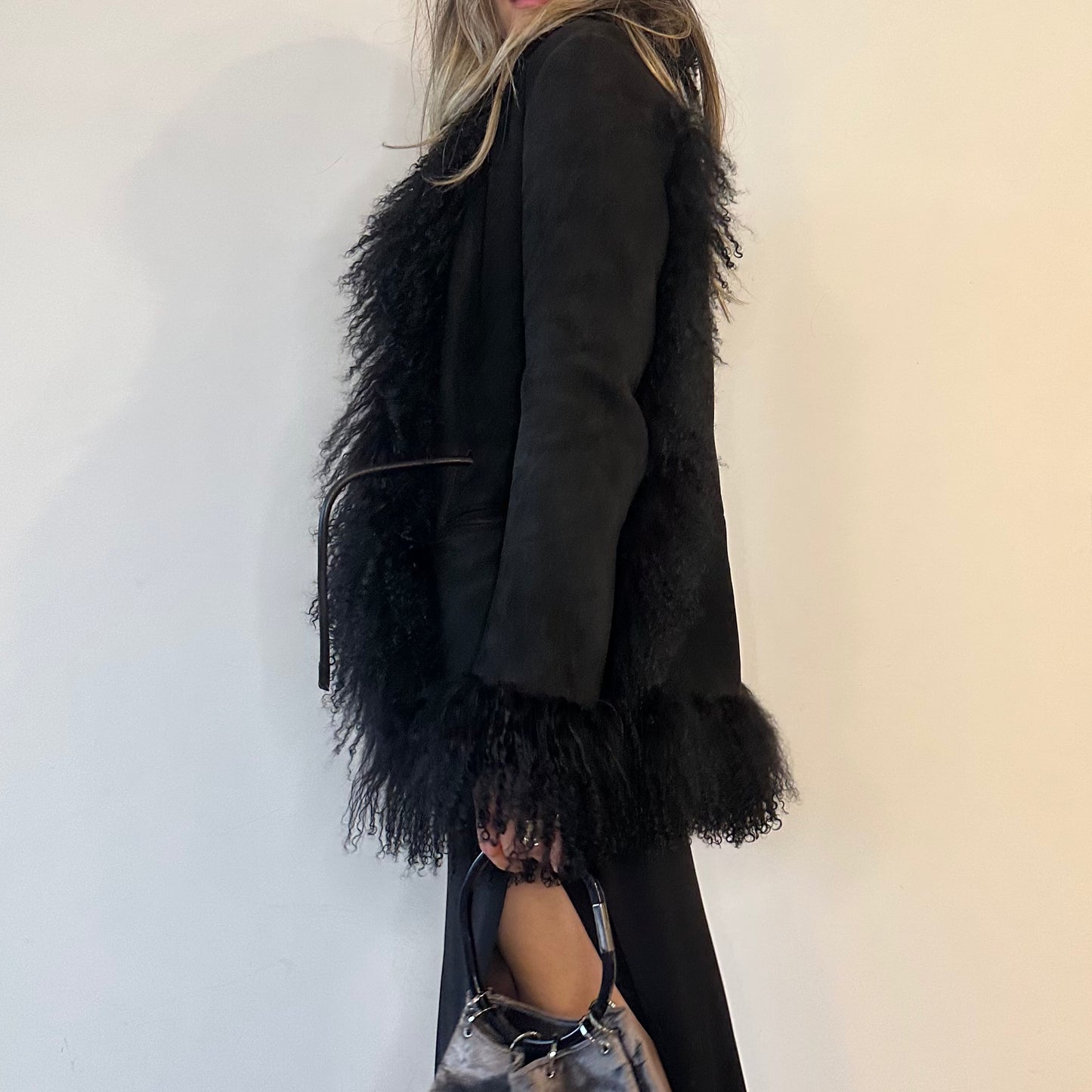 Gucci by Tom Ford FW1999 Mongolian Fur & Suede Jacket
