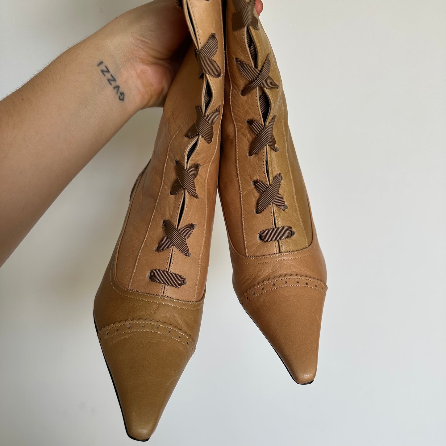 Morgan De Toi Lace Up Boots (36)