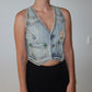 DSquared2 SS2005 Denim Marijuana Waistcoat