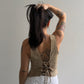 Morgan De Toi Suede Top