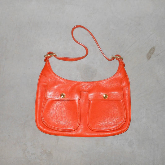 DKNY Orange Leather Bag