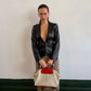 Emporio Armani 2003 Leather Blazer
