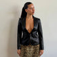 Emporio Armani 2003 Leather Blazer
