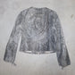 Emporio Armani SS2003 Grey Leather Jacket