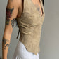 Morgan De Toi Suede Top