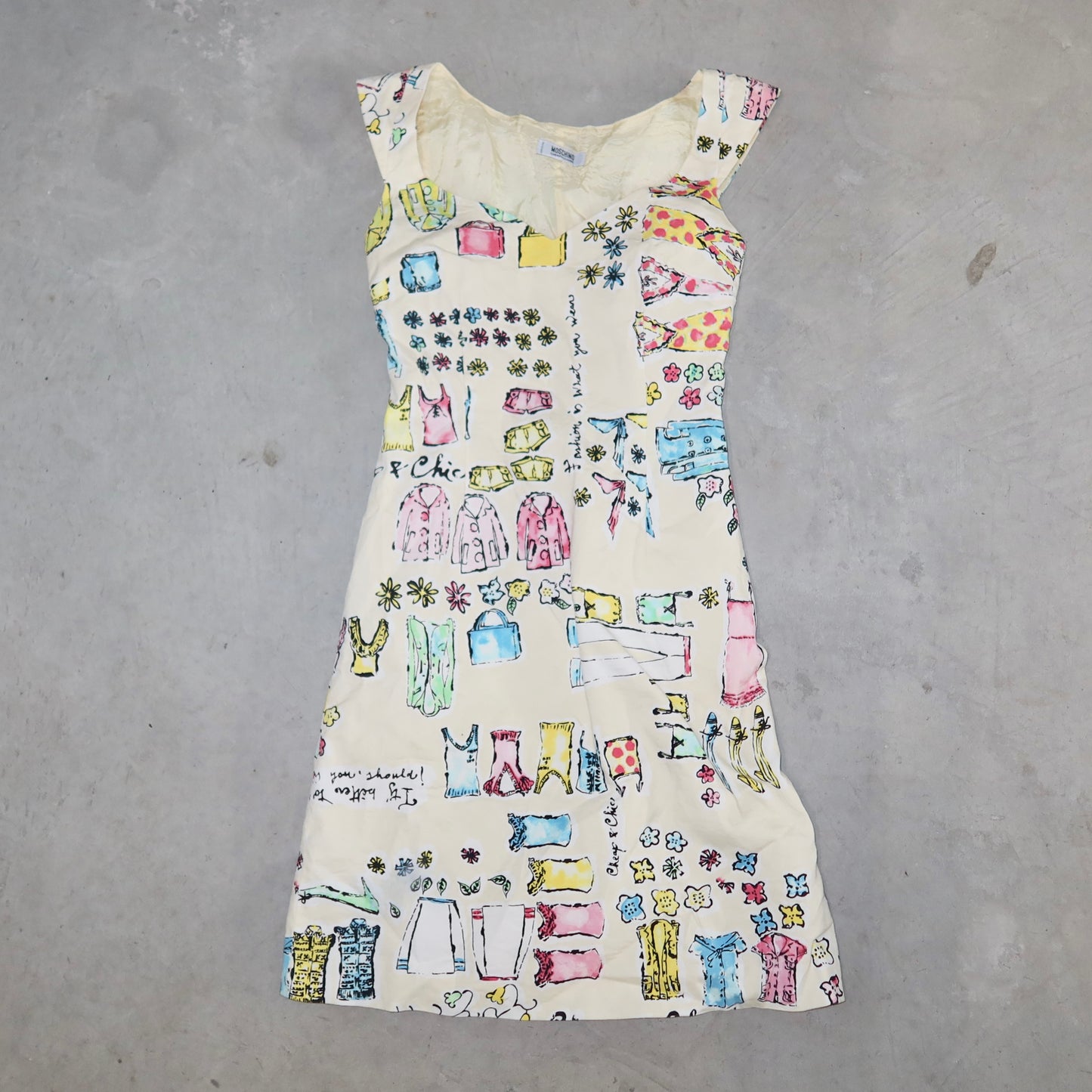 Moschino “Laundry” Dress