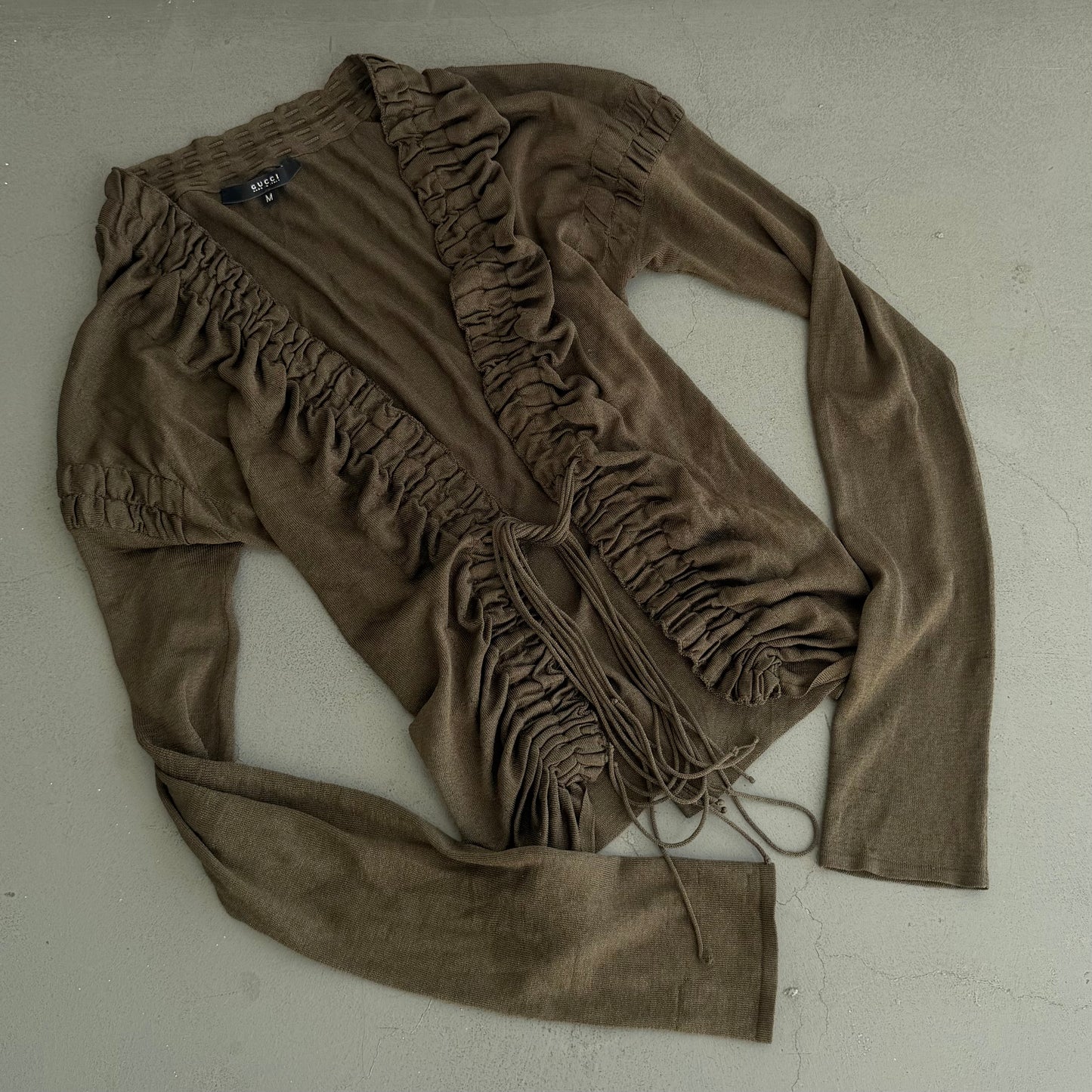 Gucci SS2003 Silk Knit Cardigan