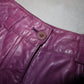 Gianni Versace Purple Leather Pants