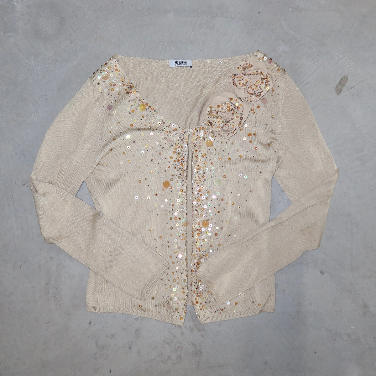 Moschino Sequin Cardigan