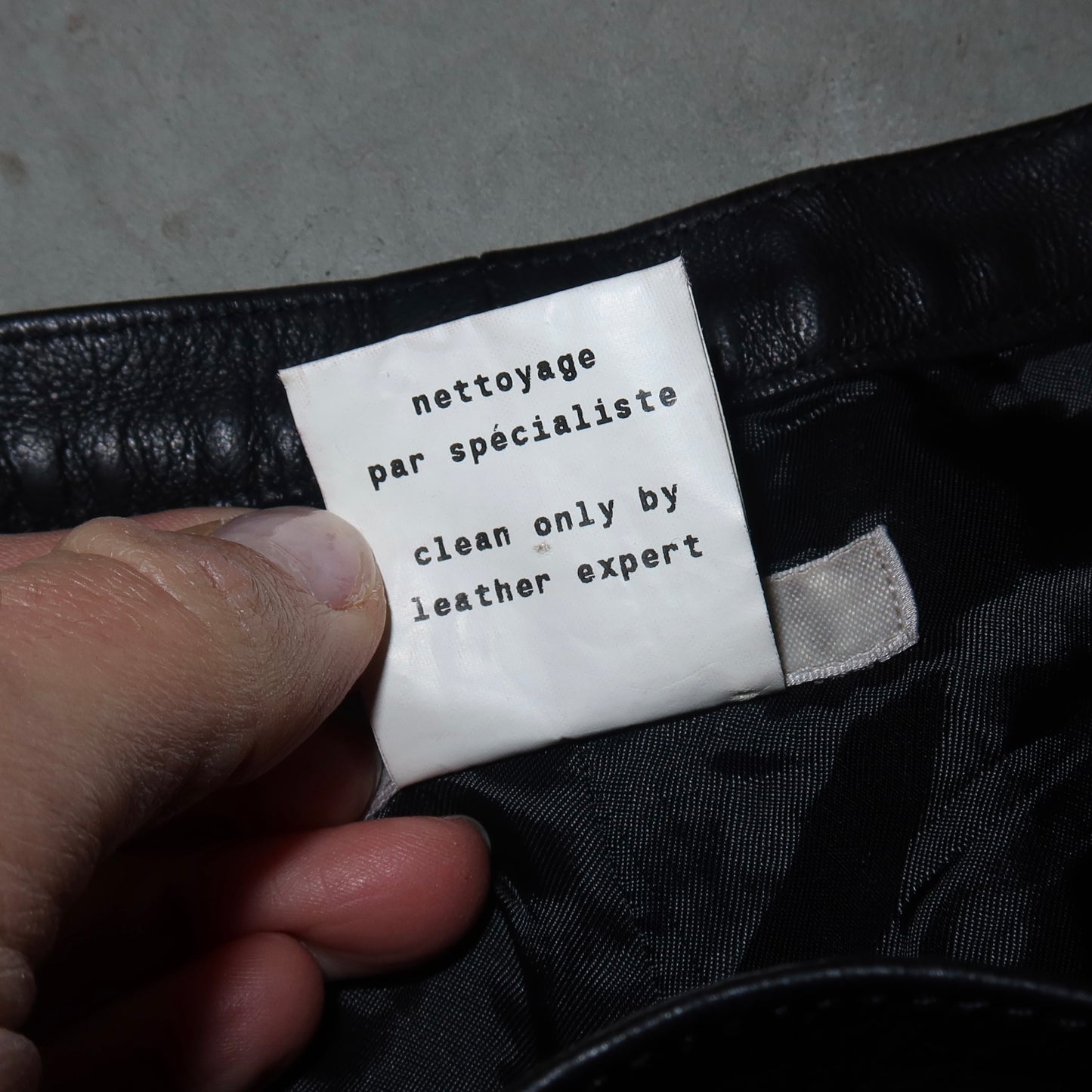 Chloé AW2002 Leather Pants