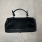 D&G Black Suede Bag with Buckles