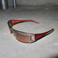 Celine Rhinestone Split Logo Sunglasses