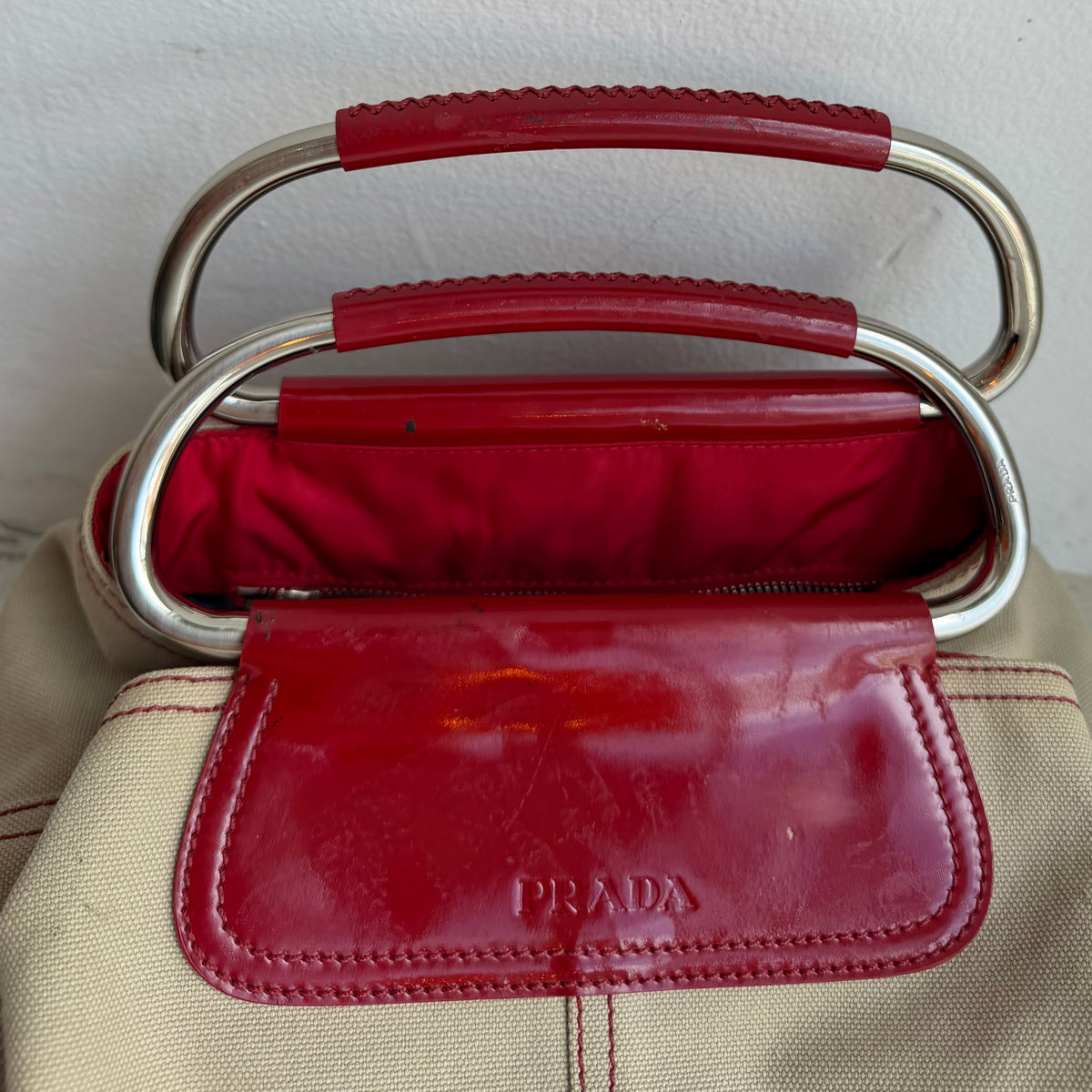 Prada SS2003 Ring Handle Bag