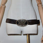 YSL AW2003 Brown Leather Belt (Unisex)