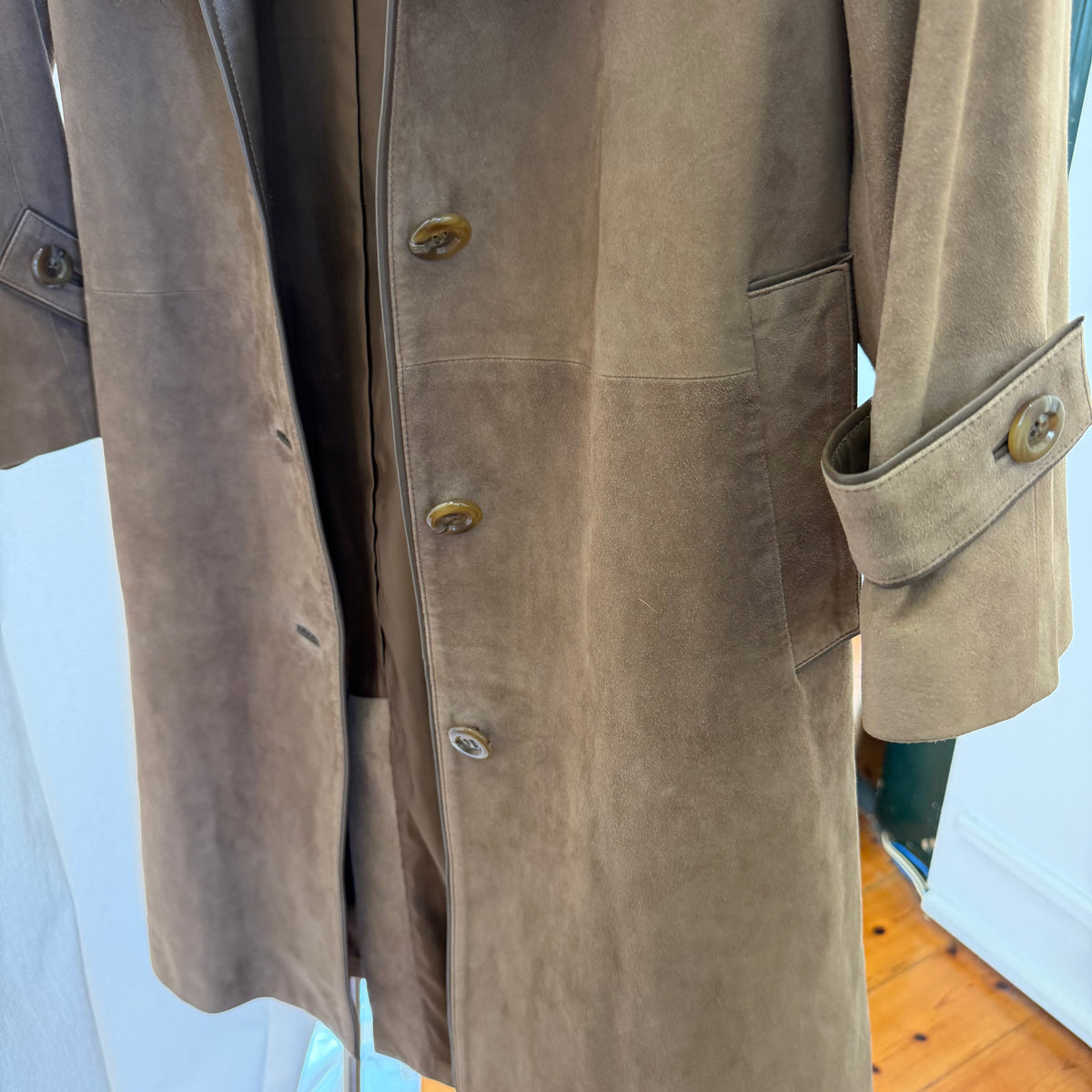 Vintage Suede Trench