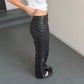 Philosophy di Alberta Ferretti Embroidered Leather Trousers
