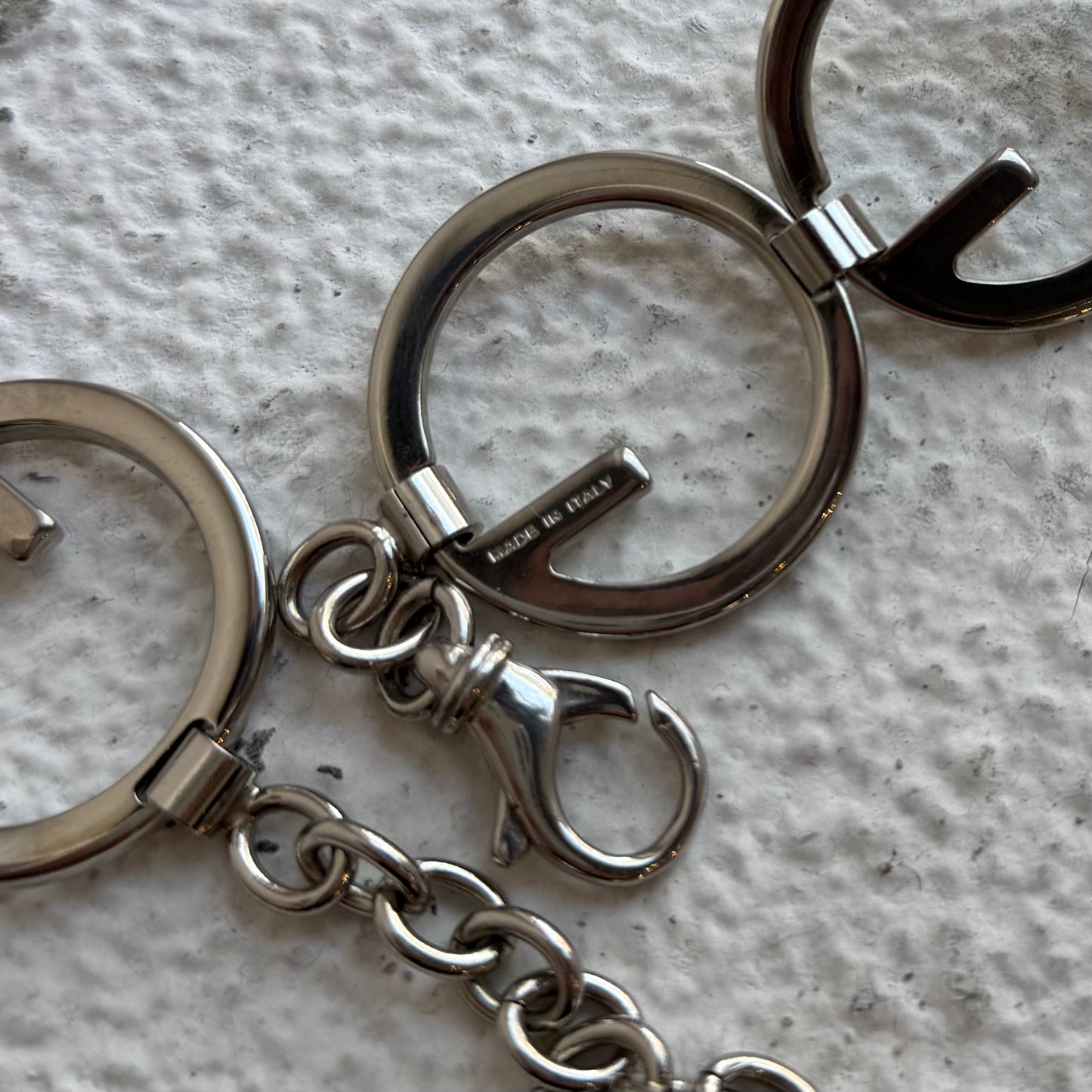 Gucci 90's Silver Chain Belt