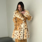 Vintage Italian Leather and Fur Coat