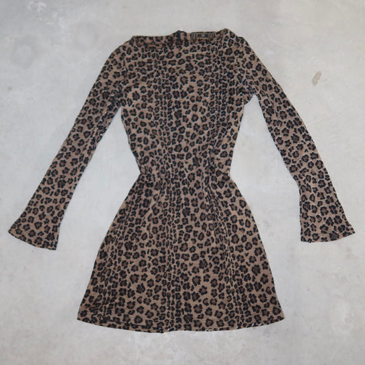 Fendi Leopard Print Mini Dress