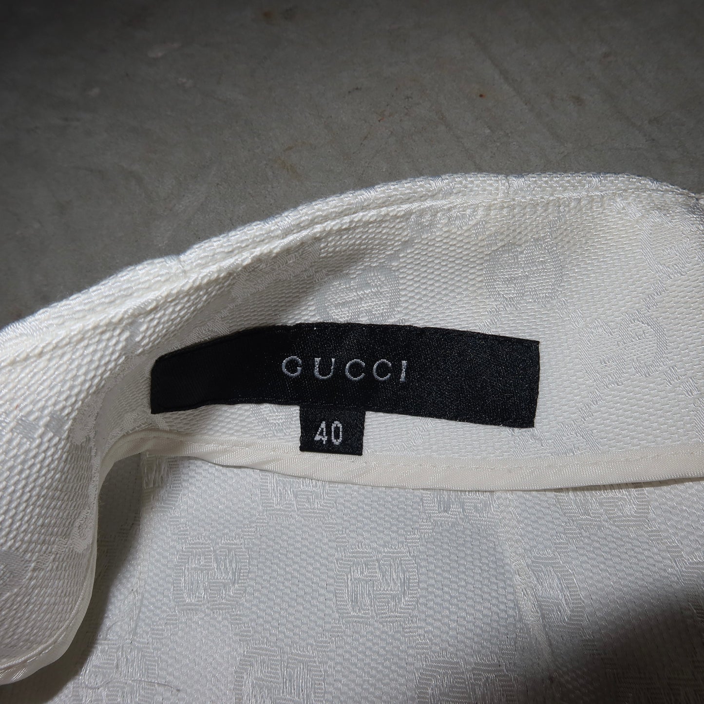 Gucci SS2000 Monogram Pencil Skirt