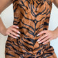 Versace Faux Fur Tiger Print Set