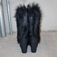 Celine Fur Boots (37.5)