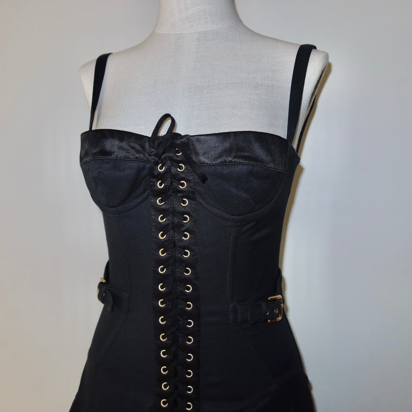 Dolce & Gabbana SS2007 Corset Lace Up Dress