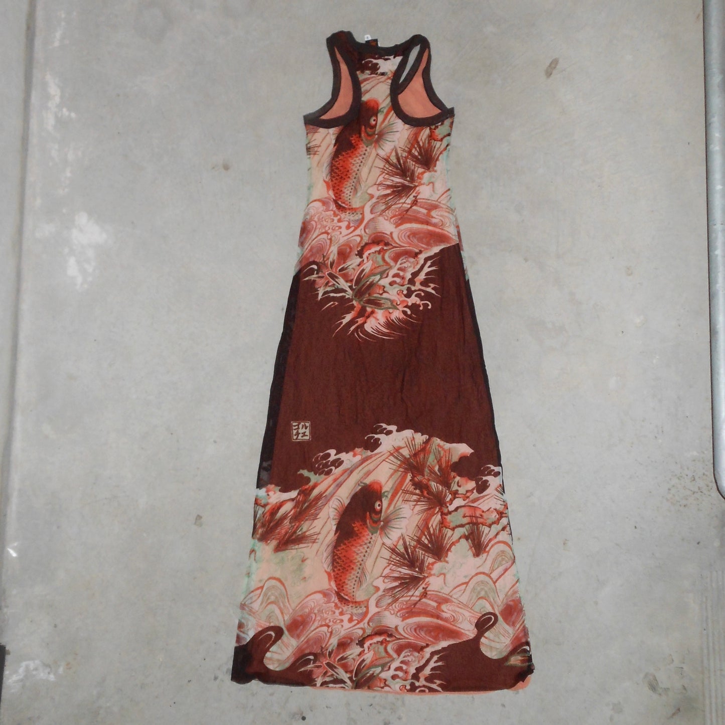 Jean Paul Gaultier Soleil Koi Fish Mesh Dress