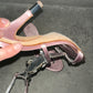 Giuseppe Zanotti Pink Satin Crocodile Heels (37)
