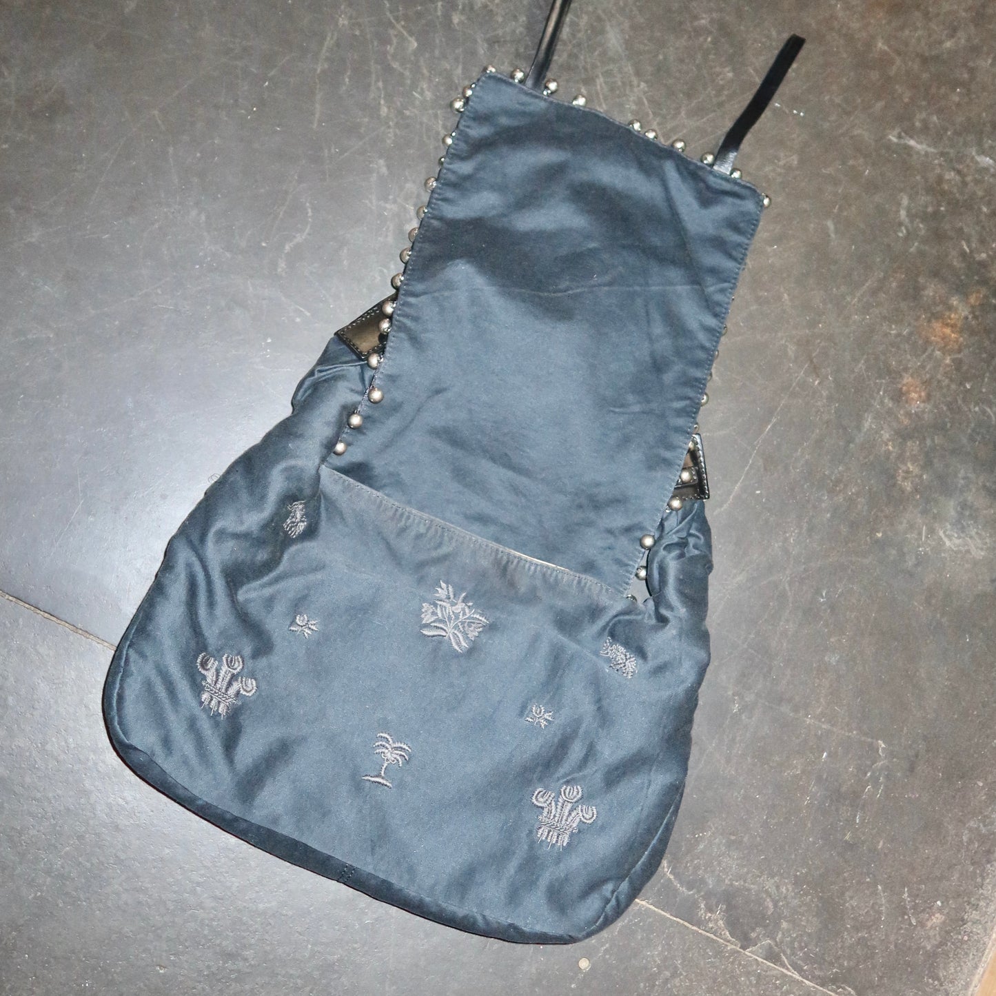 Chloé Embroidered Cotton Bracelet Bag