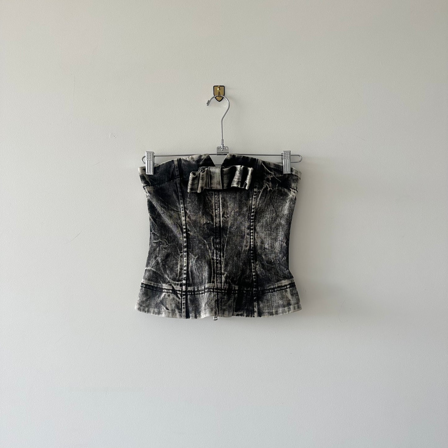 D&G Denim Acid Wash Corset