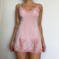 Dior Baby Pink Lace Slip