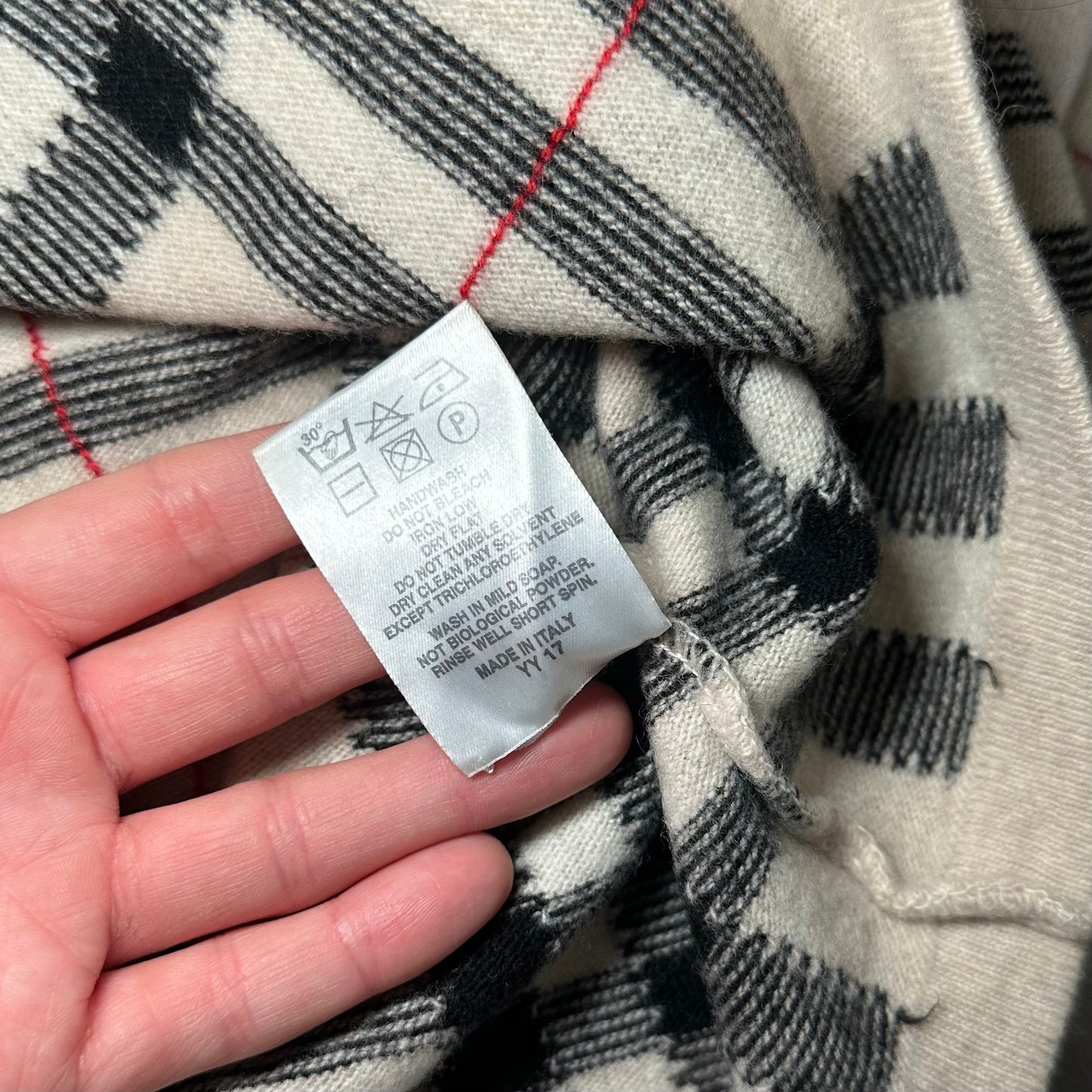 Burberry London Merino Wool Nova Check Jumper