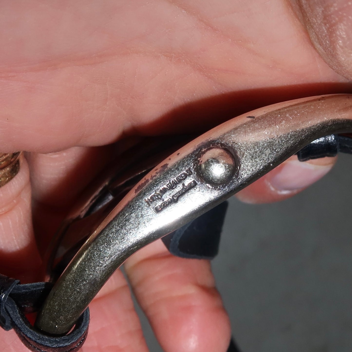 YSL AW2003 Leather Belt