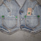 DSquared2 SS2005 Denim Marijuana Waistcoat