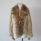 Vintage Leather and Fur Jacket