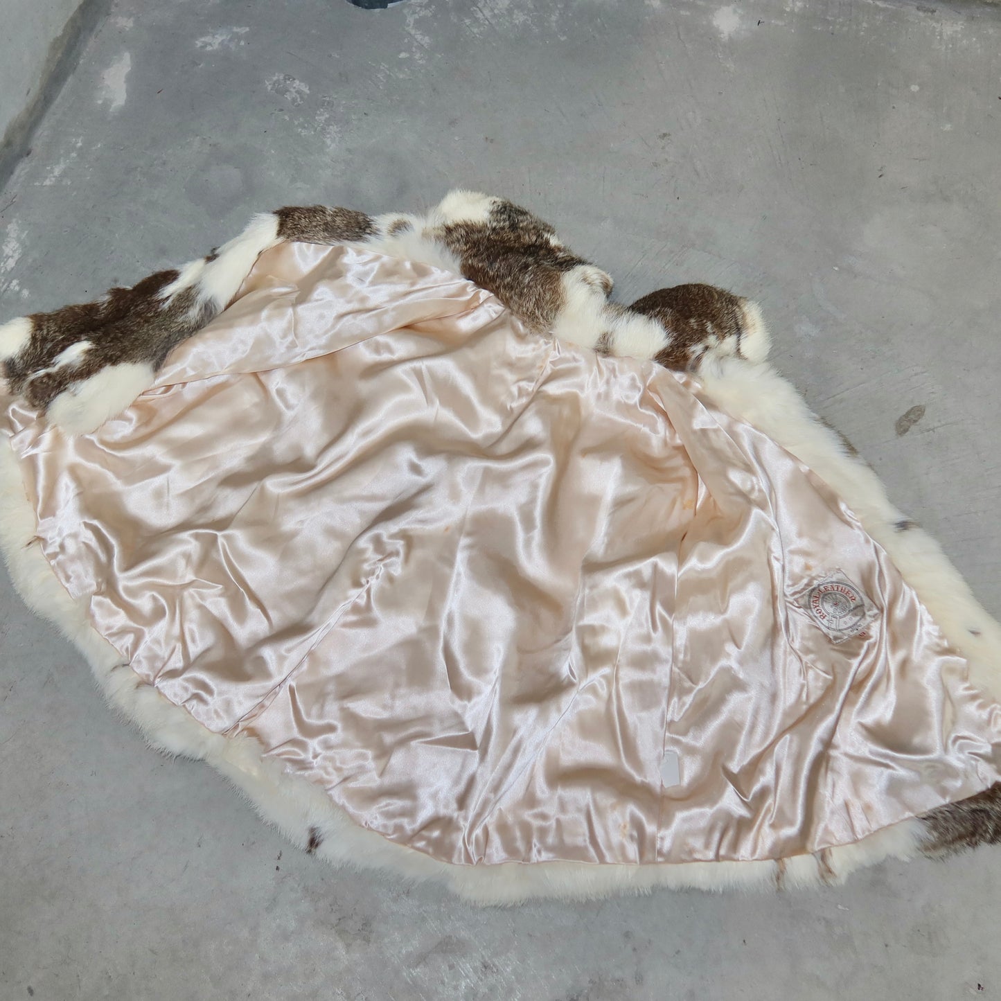 Vintage Rabbit Fur Cape