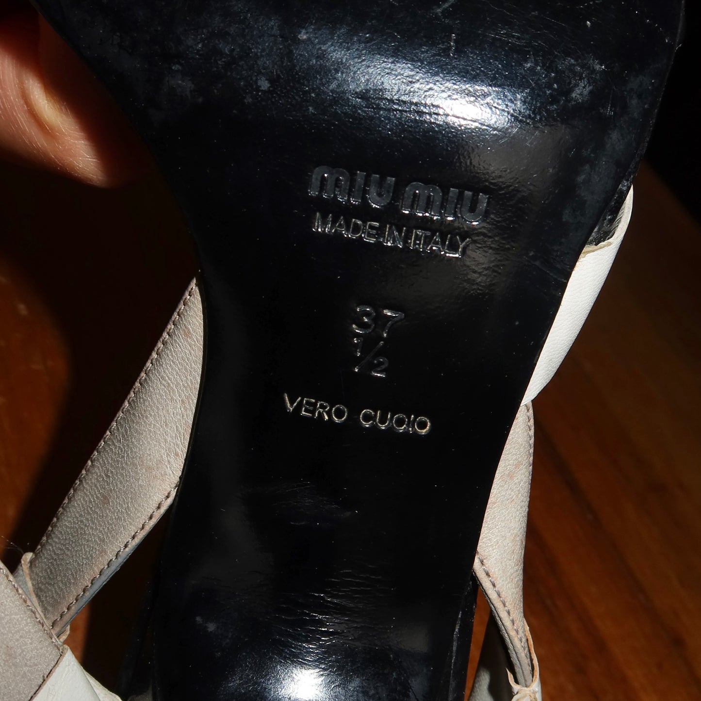 Miu Miu SS2001 Colour Block Heels (37.5)