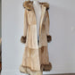 Trussardi AW2000 Cowhide and Fox Fur Coat