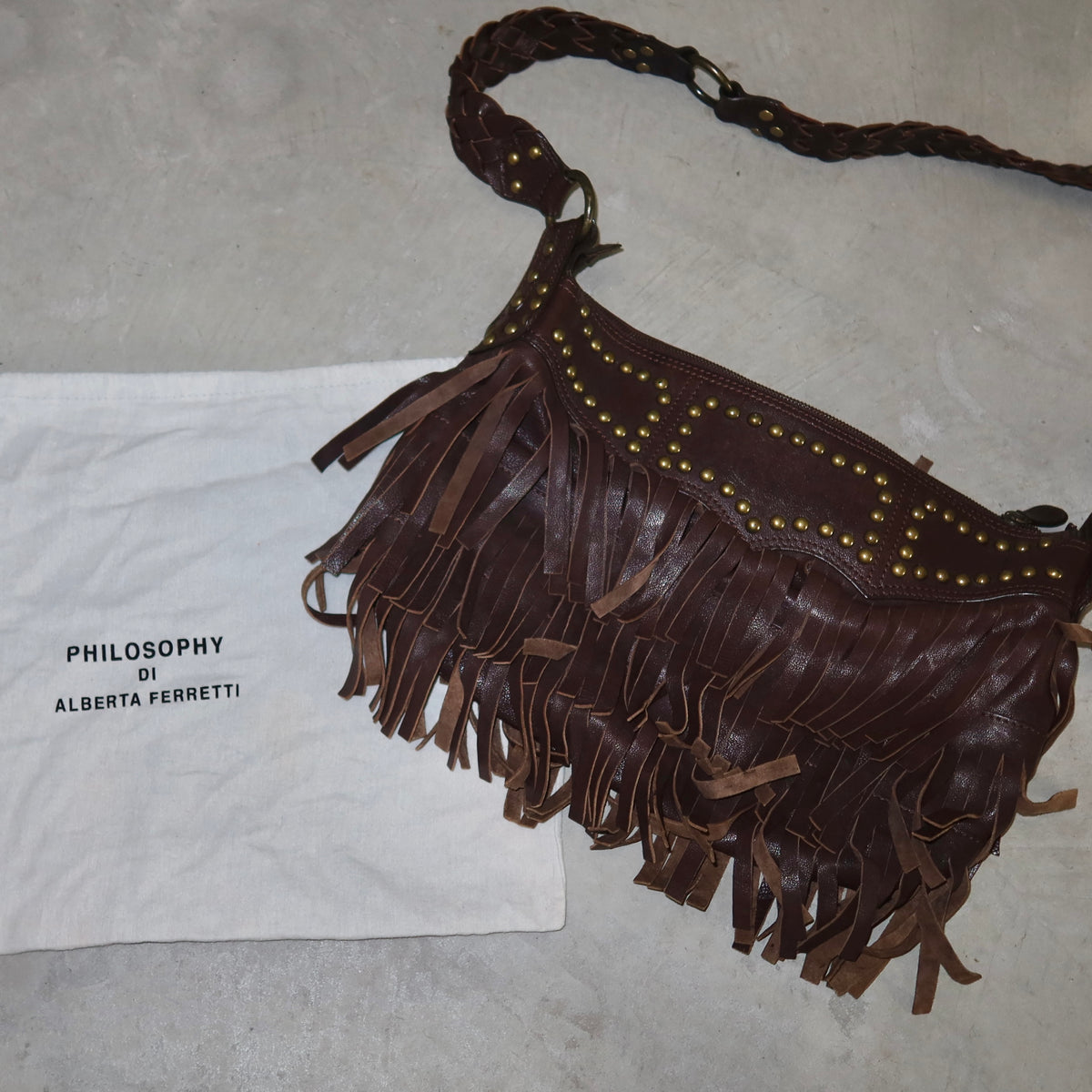 Philosophy di Alberta Ferretti Fringe Bag